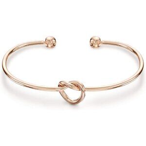 14K Gold Plated Forever Love Knot Bracelet Women Dainty Gold Infinity Bracelet